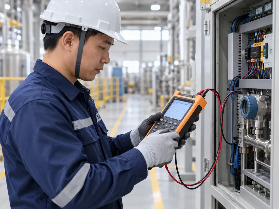 Kỹ thuật viên QTEST hiệu chuẩn thiết bị